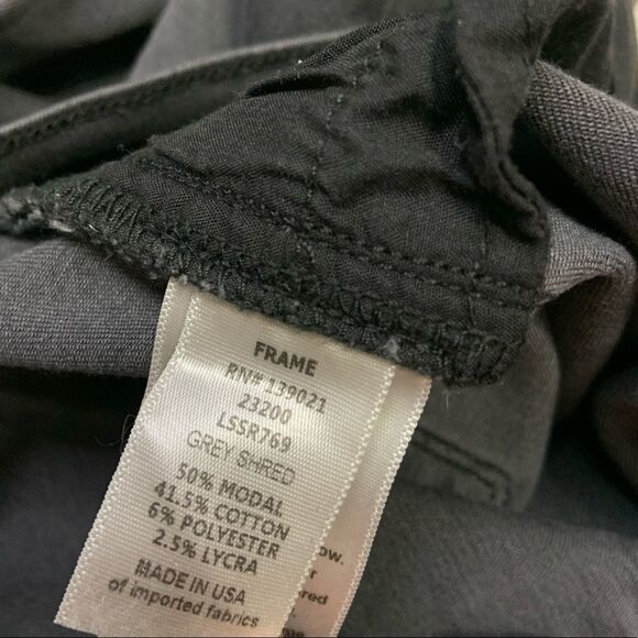 FRAME Le Skinny De Jeanne Satine Rips in Grey Shred (Distressed) - Picture 6 of 9